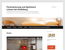 Tablet Screenshot of ferienwohnung-leimen.de